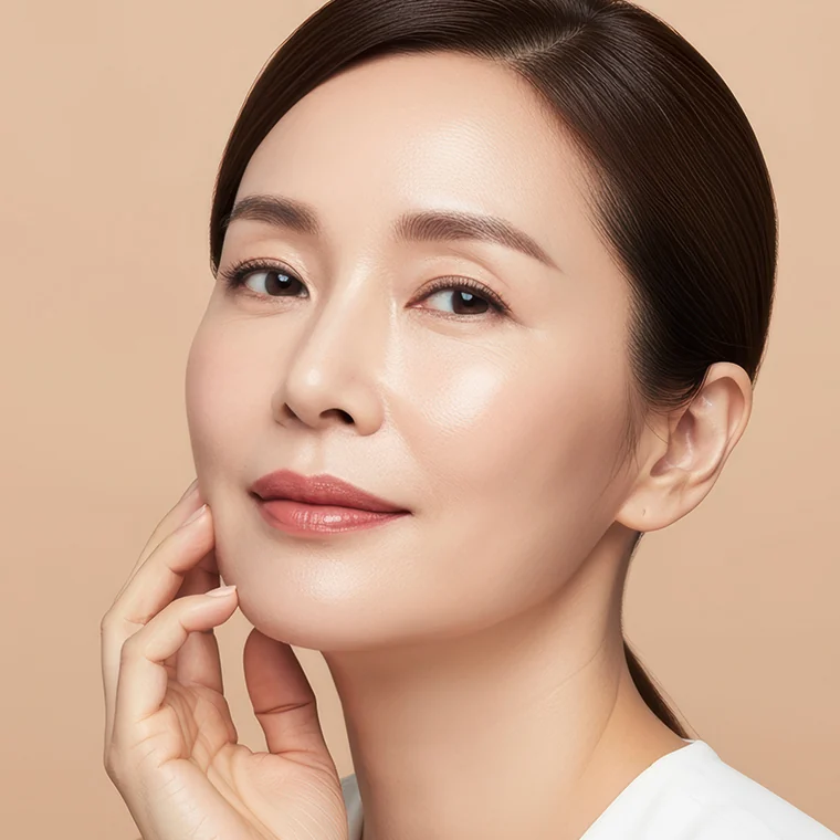 Làn da đã cải thiện độ đàn hồi toàn khuôn mặt bằng skin botox