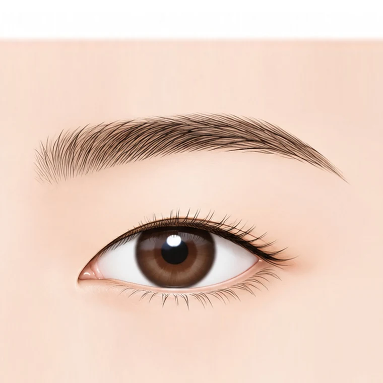 In-line Double Eyelid Diagram