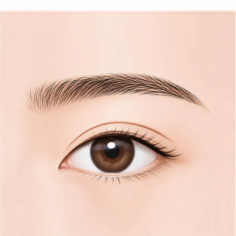 Out-fold Double Eyelid Diagram